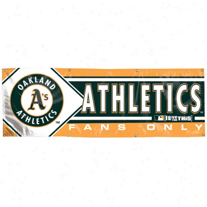 Oakland Athletics 2x6 Vinyl Banner