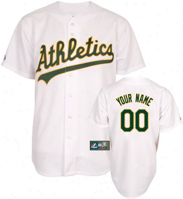 Oakland Gymnastics -personalized With Your Name- Home Mlb Replica Jersey