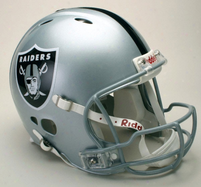 Oakland Raiders Authentic Pro Line Revolution Riddell Full Size Helmet