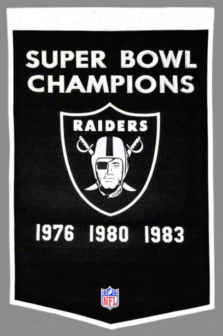 Oakland Raiders Dynasty Banner