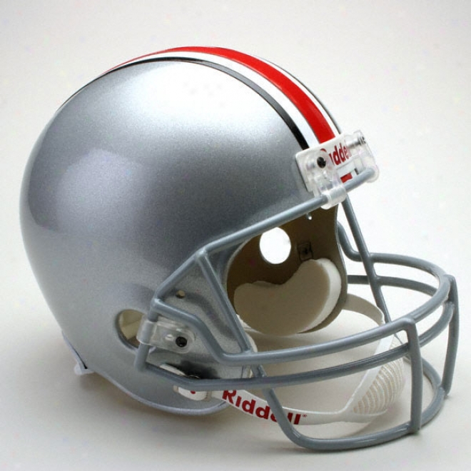 Ohio State Buckeyrs Deluxe Replica Riddell Helmet