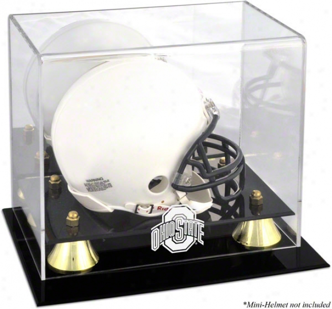 Ohio State Buckeyes Golden Classic Logo Mini Helmet