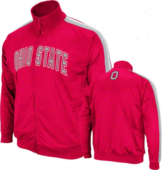 Ohio State Budkeyes Red Pace Track Jacket