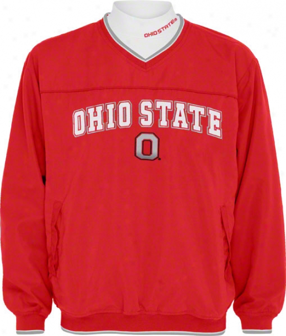 Ohio State Buckeyes Windshirt/long Sleeve Mockneck Combo Pack