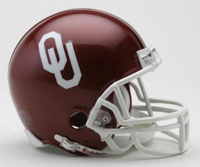 Oklahoma Sooners Riddell Mini Helmet