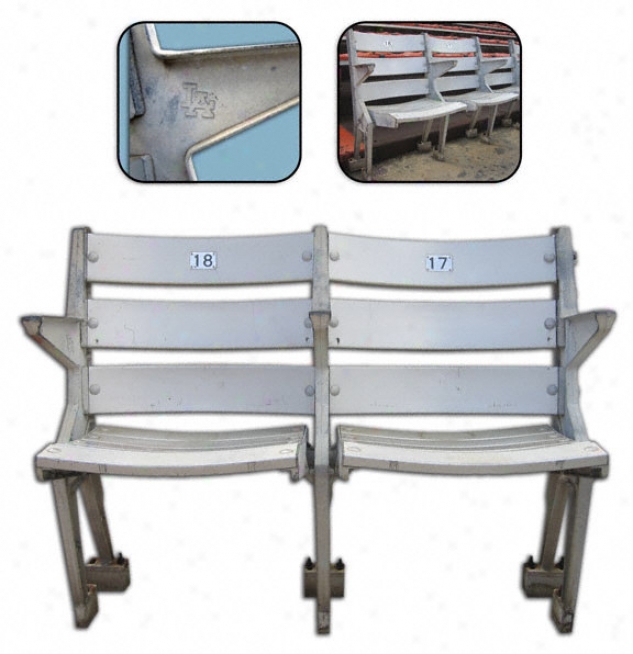 Orange Bowl Stadium Dodger Pair Seatback Chairs