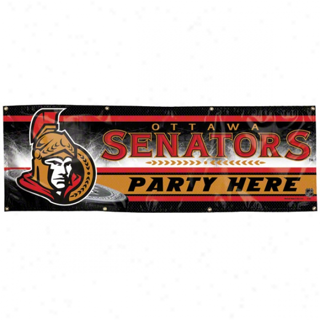 Ottawa Senators 2x6 Vinyl Banner