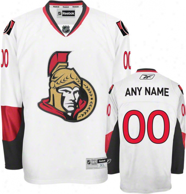 Ottawa Senators White Premier Jersey: Customizable Nhl Jersey