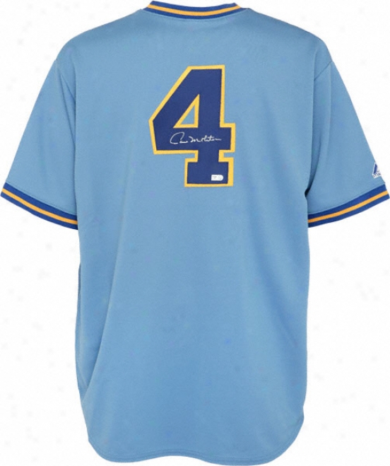 Paul Molitor Autographed Jersey  Details: Milwaukee Brewers, Coooperstown Collection Jersey