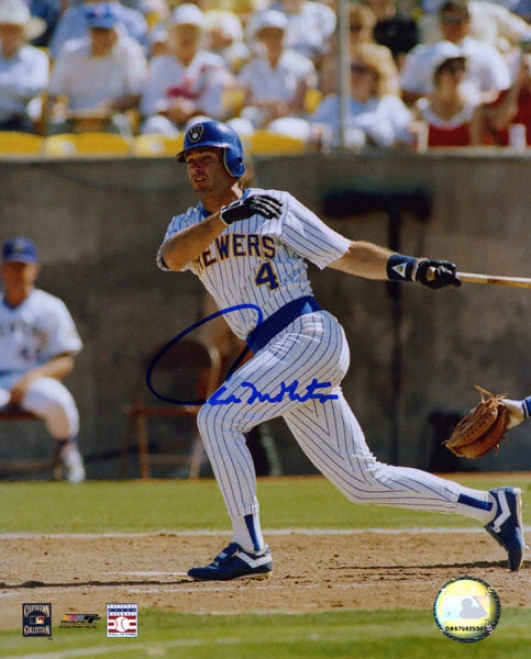 Paul Molito5 Milwaukee Brewers Autographed 8x10 Photograph