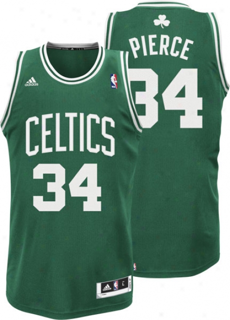 Paul Pierce Green Adidas Revolution 30 Swingman Boston Celtics Jersey
