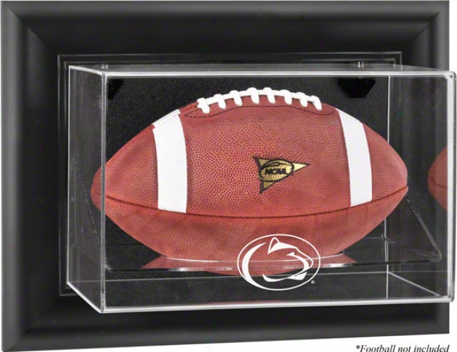 Penn State Nittany Lions Framed Lovo Wall Mluntable Football Display Case