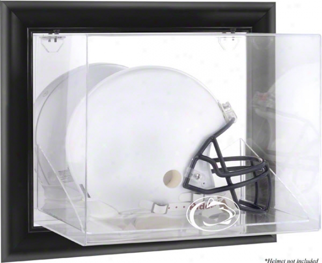 Penn State Nittany Lions Framed Logo Wall Mountable Helmet Display Case