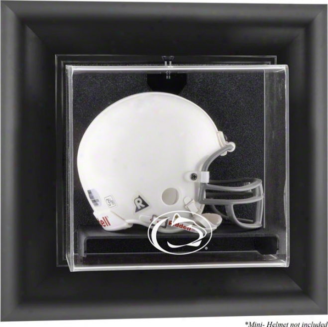 Penn State Nittany Lions Framed Logo Wall Mountable Mini Helmet Display Case