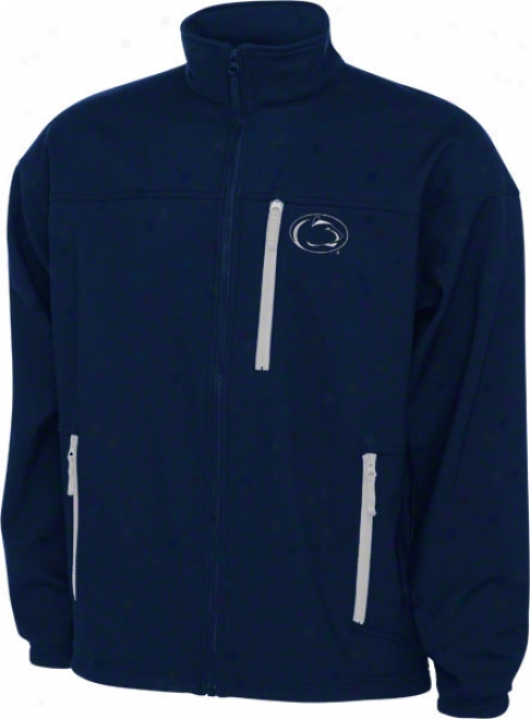 Penn State Nittany Lions Navy Columbia Give 'em 6 Softshell Jacket