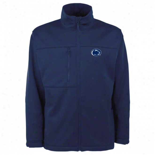 Penn Commonwealth Nittany Lions Navy Traverse Bonded Soft Shell Jacket