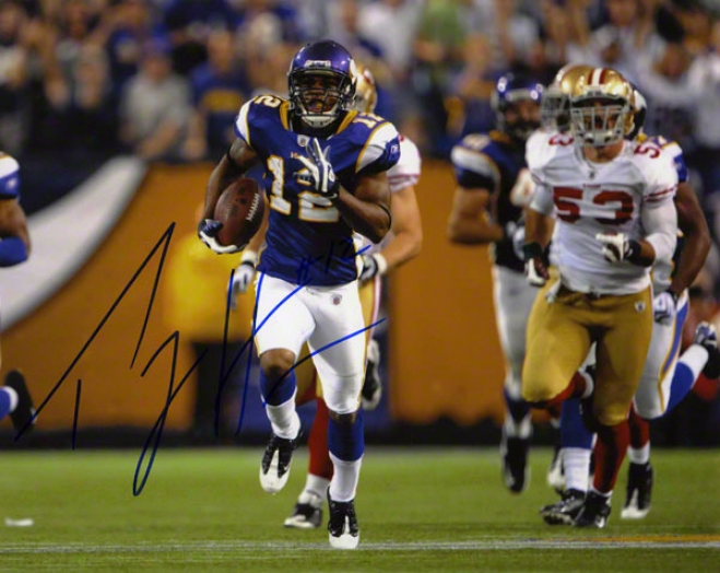 Percy Harvin Autographed 8x10 Photograph  Details: Minnesota Vikings