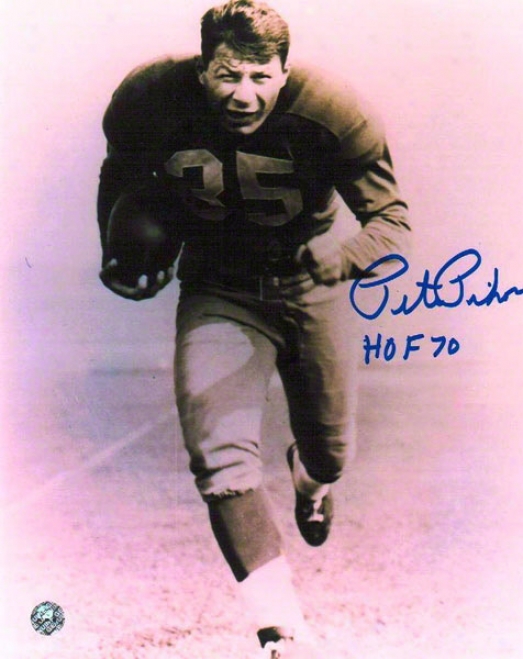 Pete Pihos Autographed Philadelphia Eagles 8x10 Inscribed &quothof 70&quot