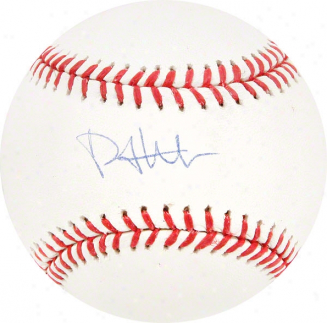 Phul Hughes Autographed Basebaol