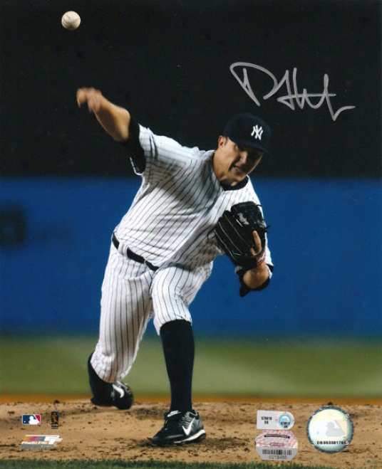 Phil Hughes New York Yankees Autographed 810 Photograph