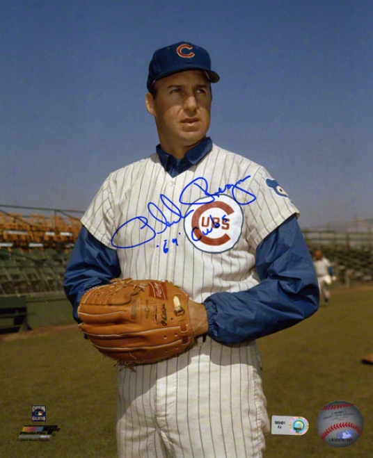 Phil Regan Autographed Photograph  Details: 8x10, Chicago Cubs, 69 Cubs Inscription