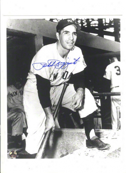 Phil Rizzuto Autographed New York Yankees 8x10 Photo