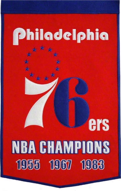 Philadelphia 76ers Dynasty Banner