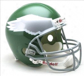 Philadelphia Eagles 1974-1995 Deluxe Replica Riddell Throwback Loud Size Helmet