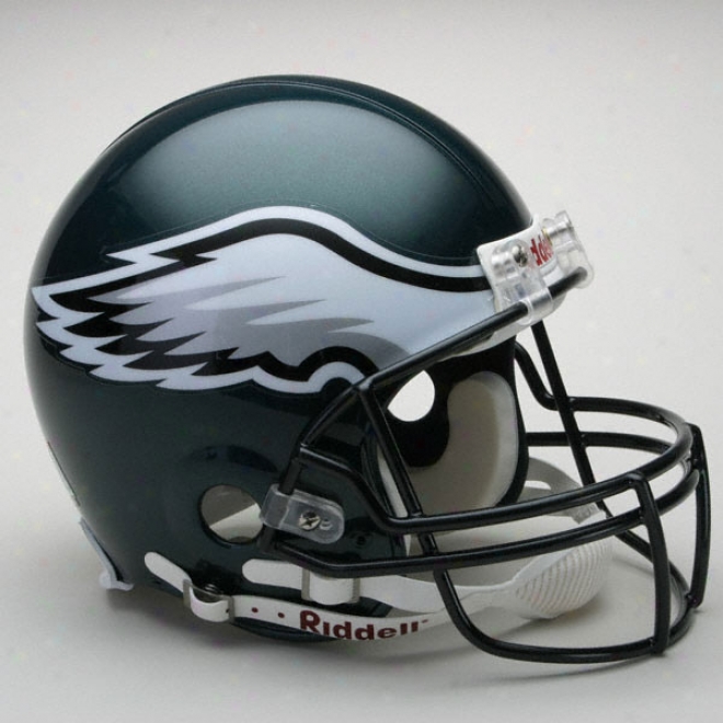 Philadelphia Eagles Authentic Pro Line Riddell Full Bigness Helmet