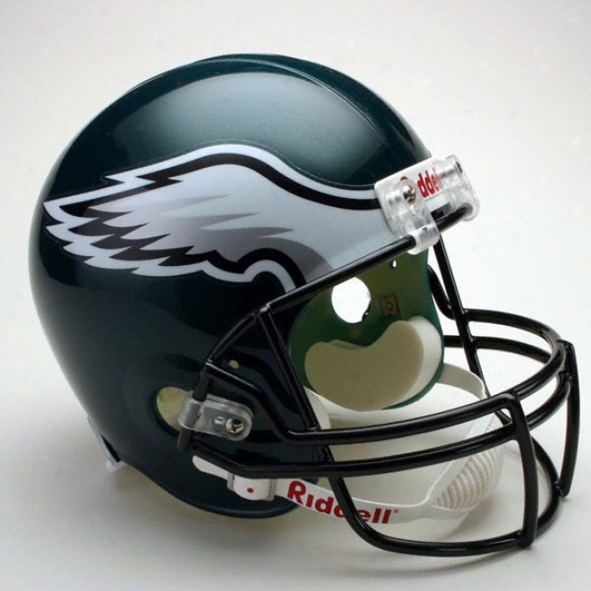 Philadelphiw Eagles Deluxe Replica Riddell Full Sizing Helmet