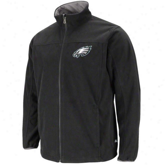 Philadelphia Eagles Safety Blitz Iii Black Full-zip Jacket