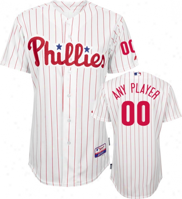 Philadelphia Phillies - Any Player - Authentic Cool Base␞ Home Pinstripe On-field Jersey
