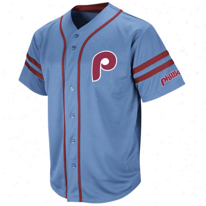 Philadelphia Phillies Cooperstown Red Heater Fashion Jersey