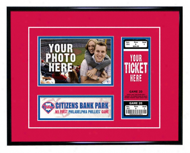 Philadelphia Phillies - My First Game - Ticket Frame