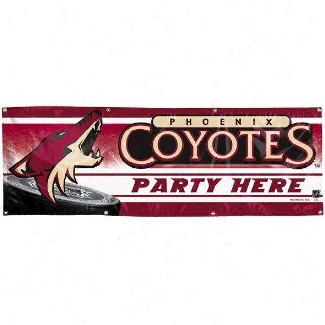 Phoenix Coyotes 2x6 Vinyl Flag