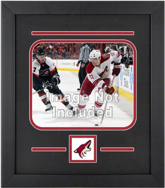 Phoenix Coyotes 8x10 Horizontal Setup Frame With Teeqm Logo