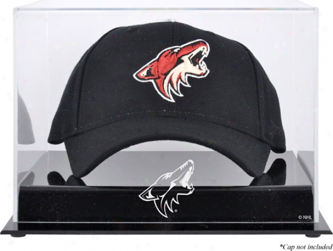 Phoenix Coyotes Acrylic Cap Logo Display Case