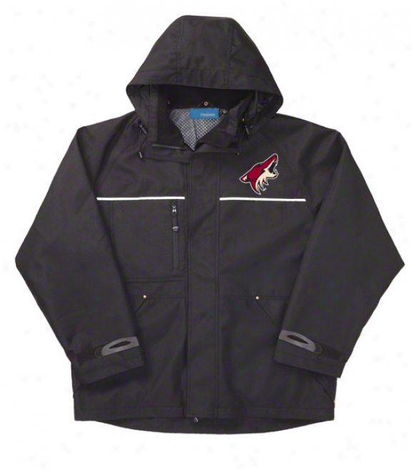 Phoenix Coyotes Jacket: Black Reebok Yukon Jacket