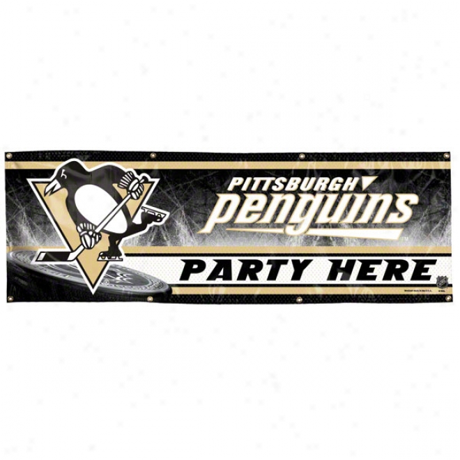 Pittsburgh Penguins 2x6 Vinyl Banner