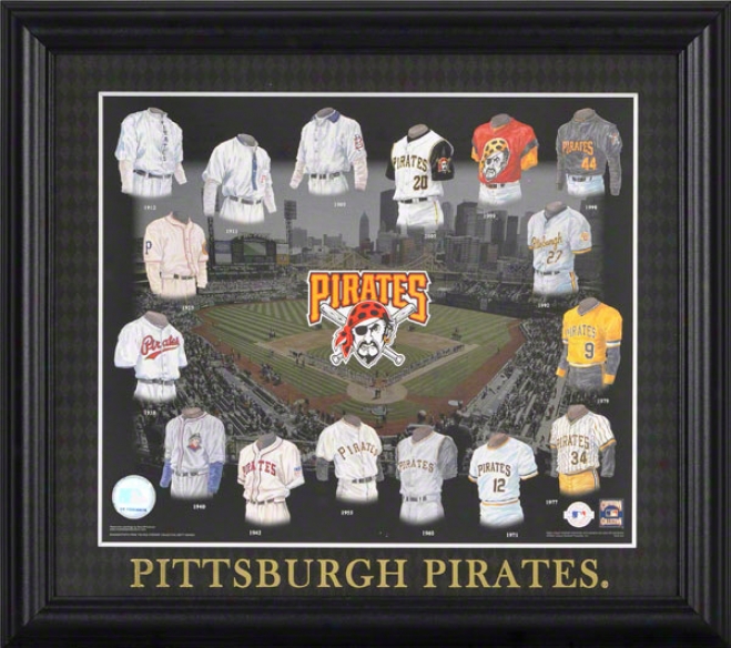 Pittsburgh Pirates 13x15 Framed Print  Details: Evolution