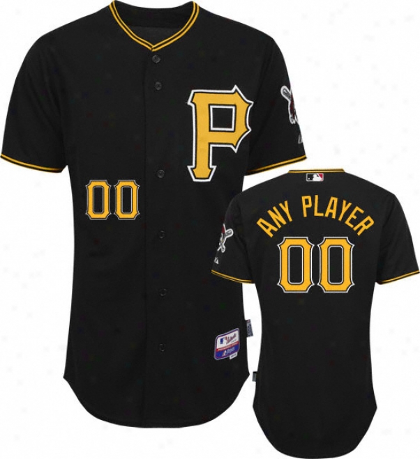 Pittsburgh Pirates - Any Player - Authentic Cool Base␞ Alternate Black On-field Jersey