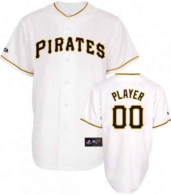 Pittsburgh Pirates -any Player- Home Mlb Replica Jersey