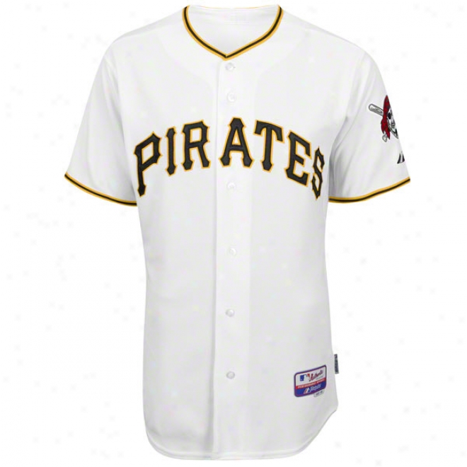 Pittsburgh Pirates Domicile White Authentic Cool Base␞ On-field Jersey