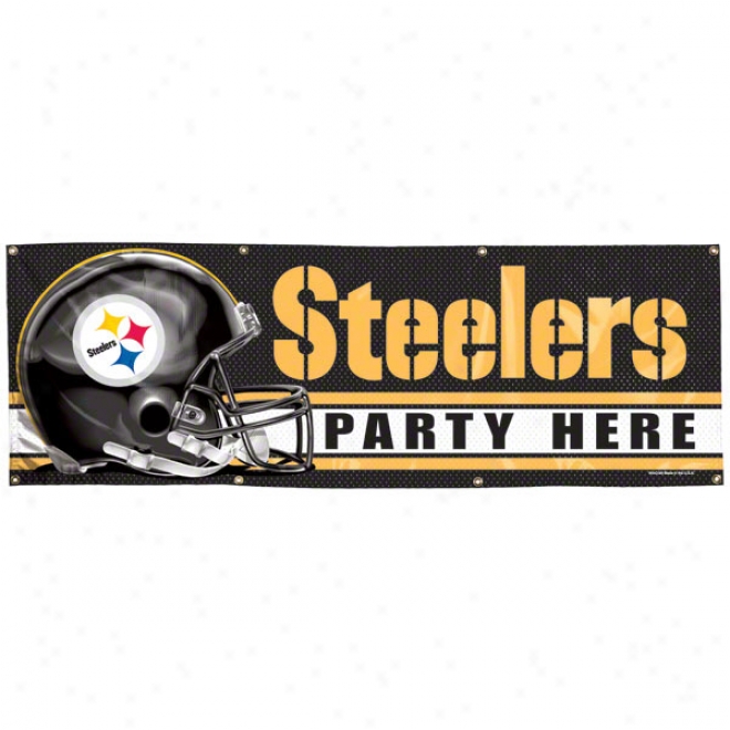 Pittsburgh Steelers 2x6 Vinly Banner