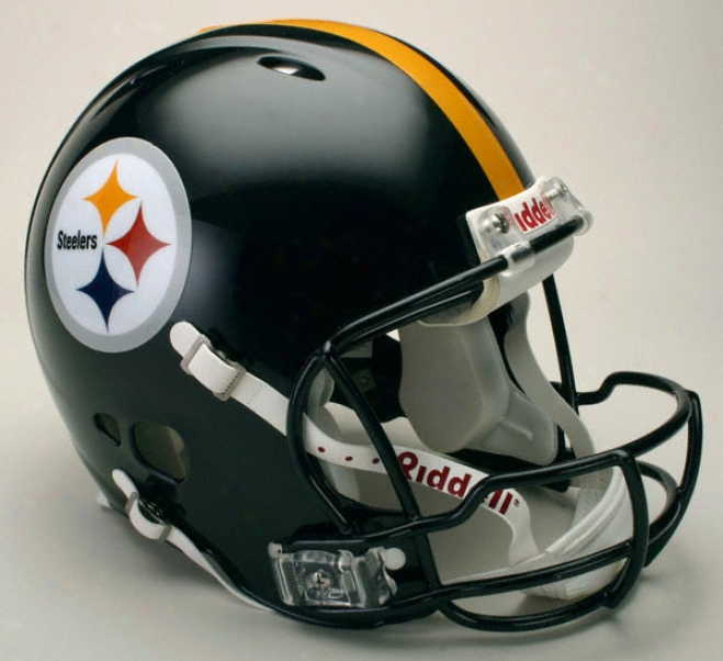 Pittsburgh Steelers Authentic Pro Line Revolution Riddell Full Size Helmet