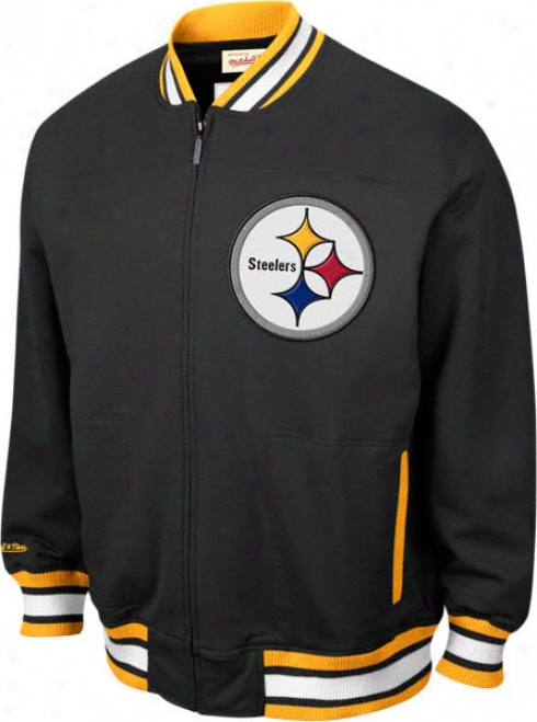 Pittsburgh Steelers Mitchell & Ness Sideline Track Jackrt