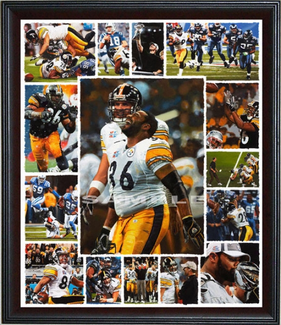 Pittsburgh Steelers - &quot06 Champions&quot - Oversized - Framed Giclee