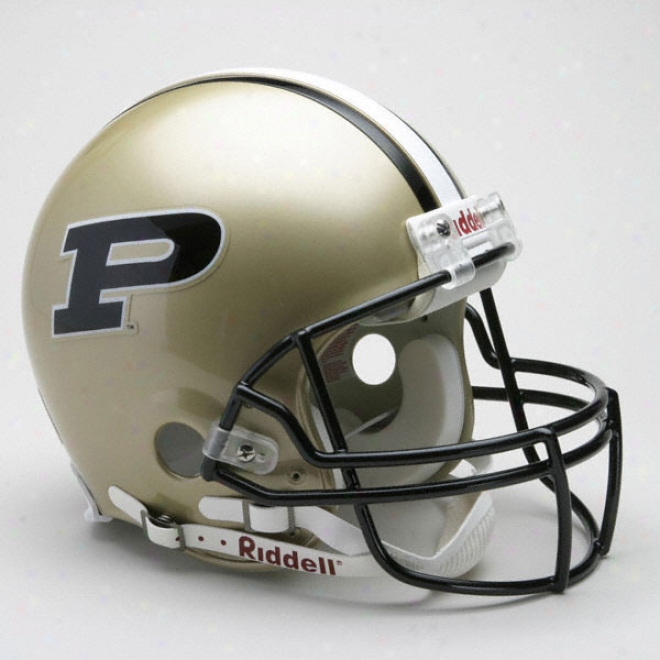 Purdue Boilermakers Authentic Po Line Riddell Full Size Helmet