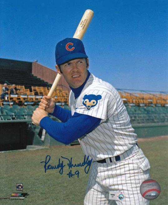 Randy Hundley Chicago Cubs Autographed 8x10 Photograph
