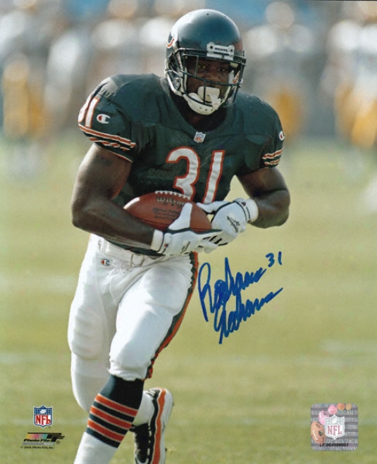 Rashaan Salaam Chicago Bears Autographed 8x10 Photograph